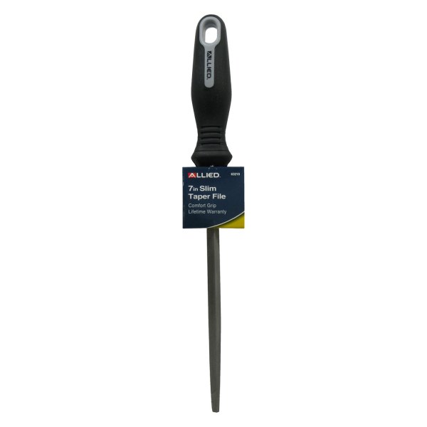 Allied Tools® - 7" Triangular Slim Taper File with Handle