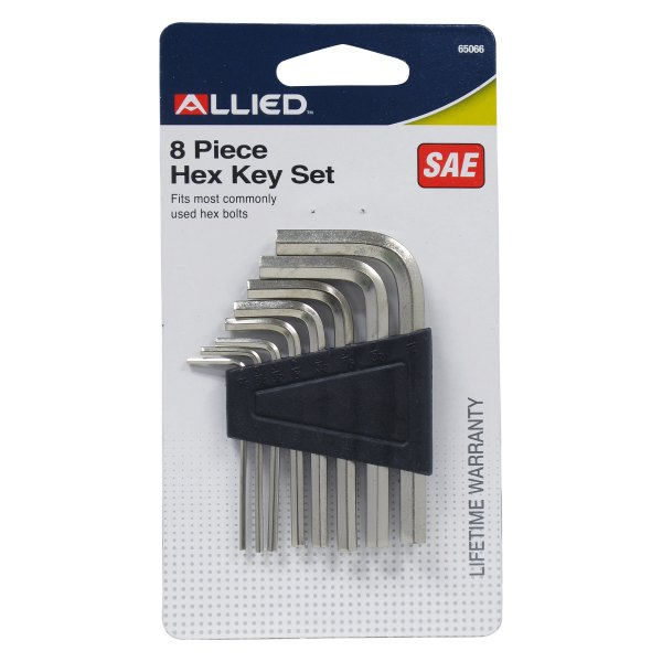 Allied Tools® - 8-Piece 1/4" to 1/16" SAE Hex Key Set