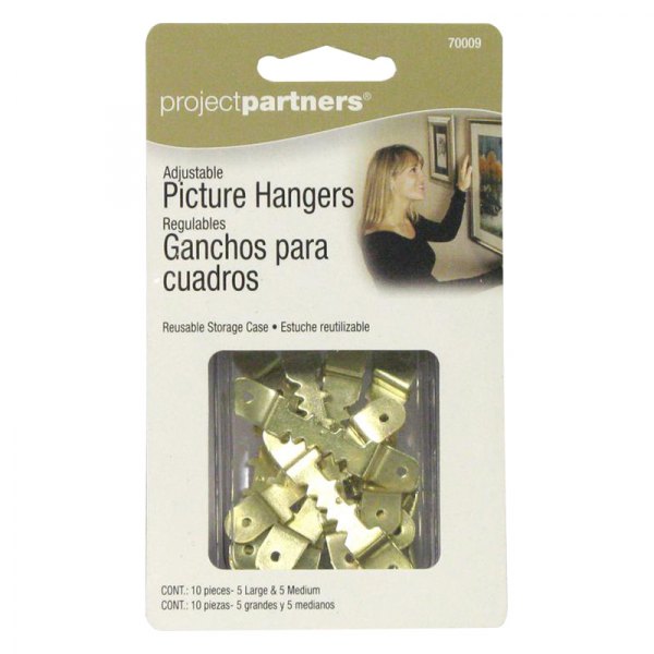 Allied Tools® - ProjectPartners™ Adjustable Picture Hangers (10 Pieces)