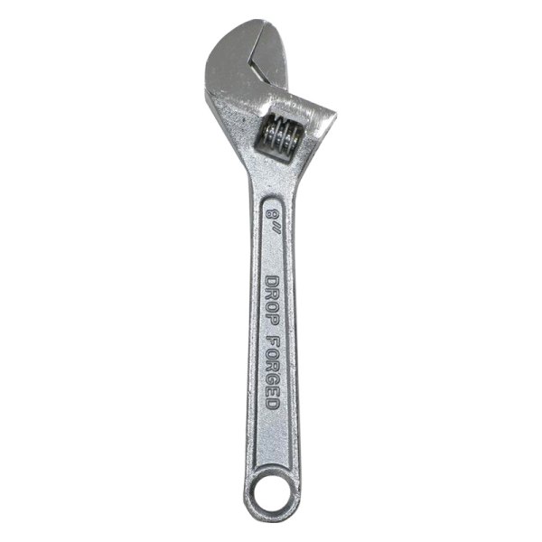 Allied Tools® - 8" OAL Chrome Dipped Handle Adjustable Wrench