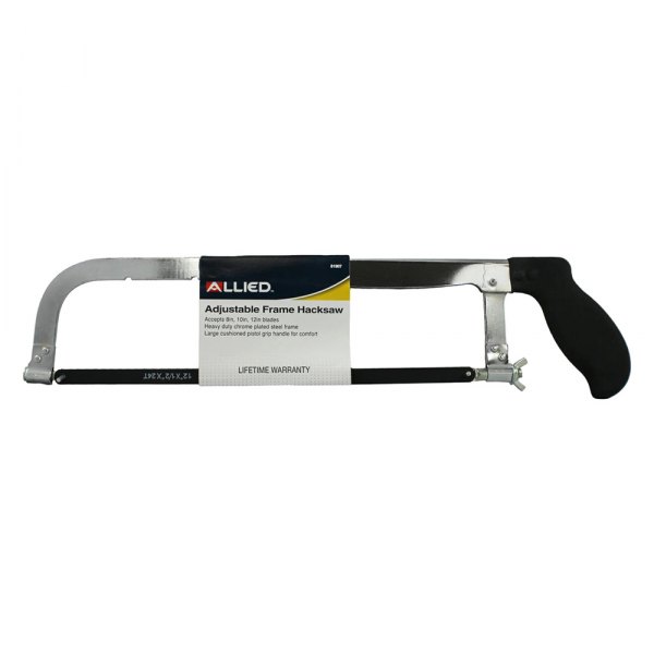 Allied Tools® - 8" to 12" x 24 TPI Adjustable Hack Saw Frame