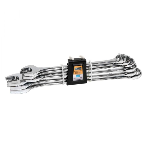 Allied Tools® - Harvest FORGE™ 6-piece 36 to 50 mm 12-Point Angled Head Combination Wrench Set