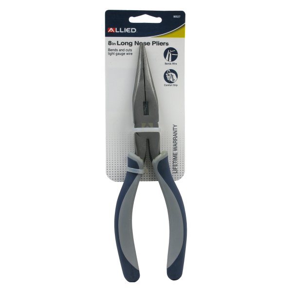 Allied Tools® - 8" Box Joint Straight Jaws Multi-Material Handle Cutting Needle Nose Pliers