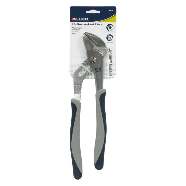 Allied Tools® - 12" Straight Jaws Multi-Material Handle Tongue & Groove Pliers