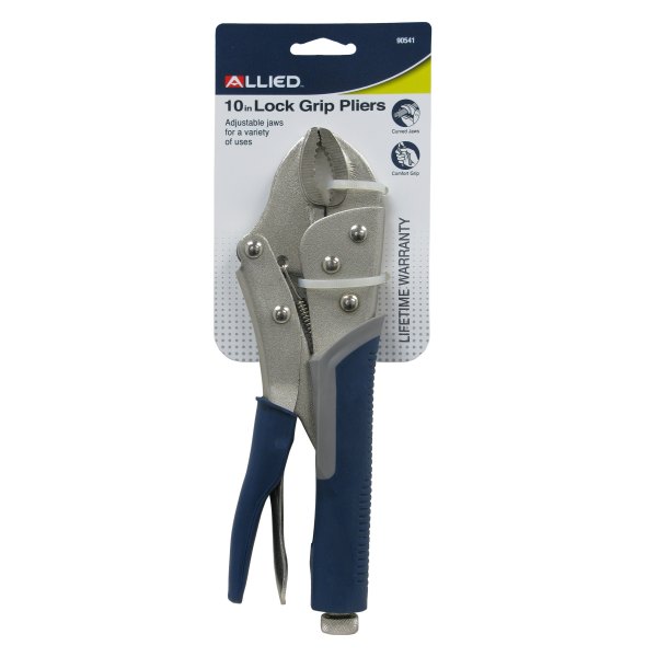 Allied Tools® - 10" Multi-Material Handle Curved Jaws Lock Grip Locking Pliers