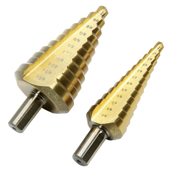 AllStar Performance® - 2-piece Gold Oxide Step Drill Bit Set