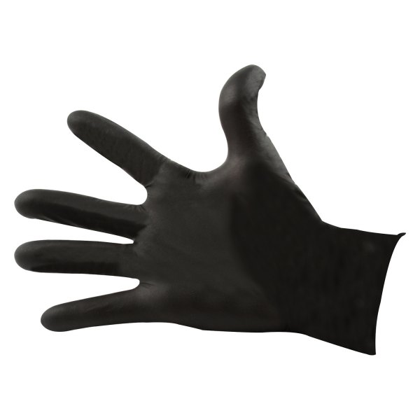AllStar Performance® - Large Powder-Free Black Latex Disposable Gloves