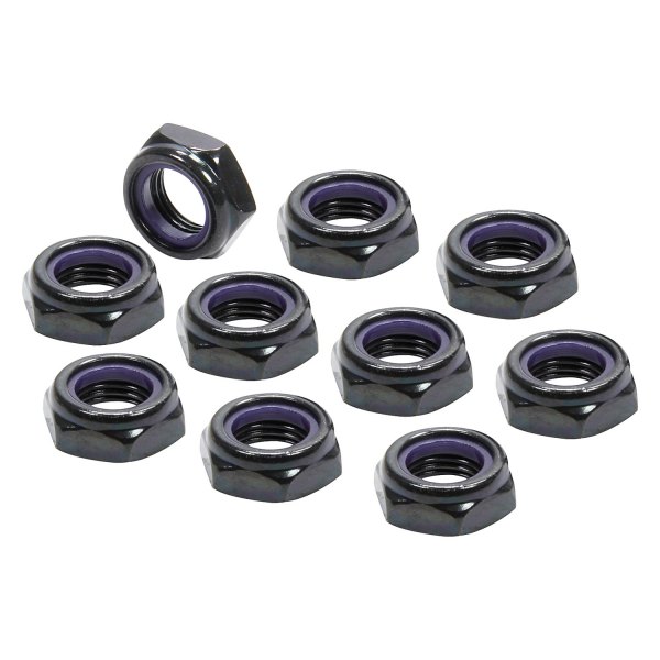 AllStar Performance® - 1/2"-20 Steel Black SAE Nut with Nylon Insert (10 Pieces)
