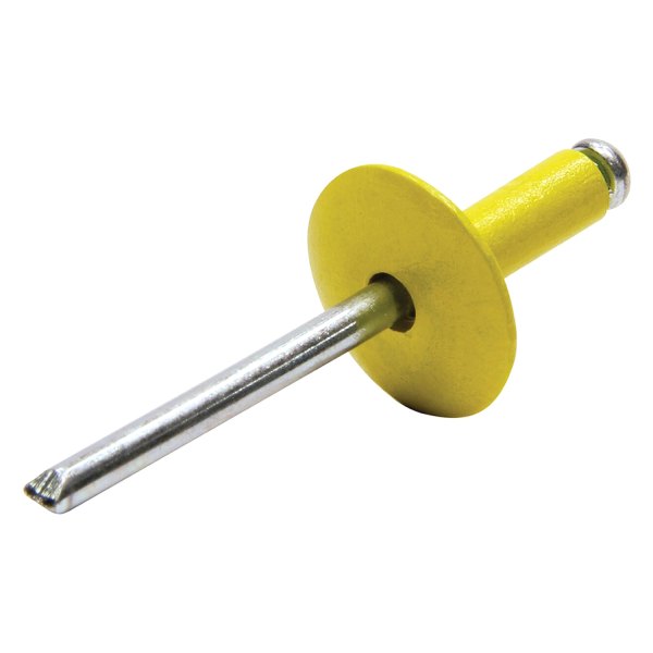 AllStar Performance® - 3/16" x 3/8" SAE Aluminum Large Head Yellow Economy Blind Rivets (250 Pieces)
