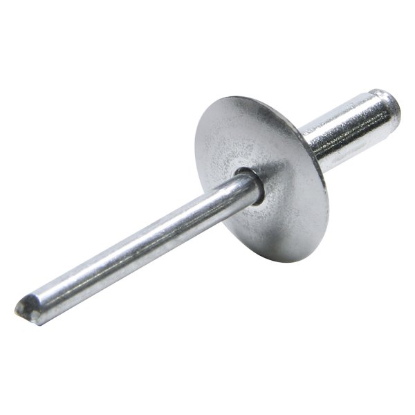 AllStar Performance® - 3/16" x 3/8" SAE Aluminum Large Head Silver Economy Blind Rivets (250 Pieces)