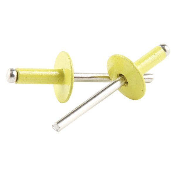 AllStar Performance® - 3/16" x 3/8" SAE Aluminum Large Head Yellow Blind Rivets (250 Pieces)