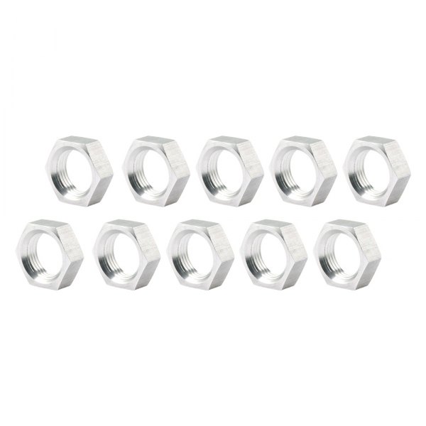 AllStar Performance® - 3/4"-16 Aluminum Natural SAE Right Hand Hex Nut (10 Pieces)