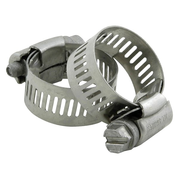 AllStar Performance® - 1-1/8" x 1/2" SAE Silver Stainless Steel Hose Clamps
