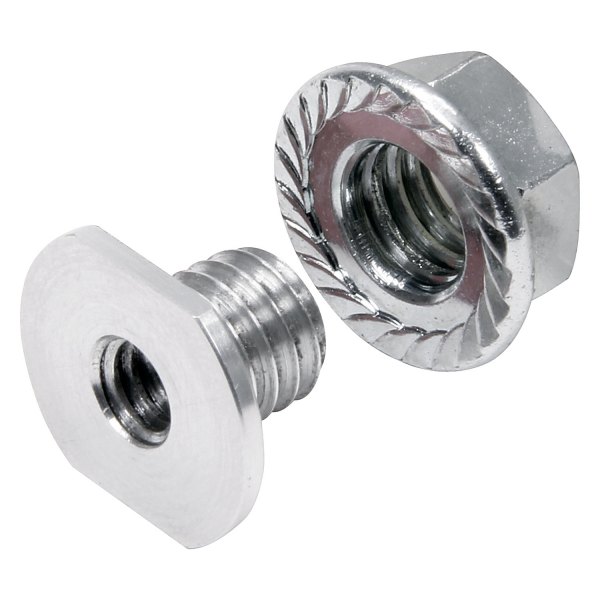 AllStar Performance® - 1/4"-20 Aluminum SAE Spin Lock Nut (10 Pieces)