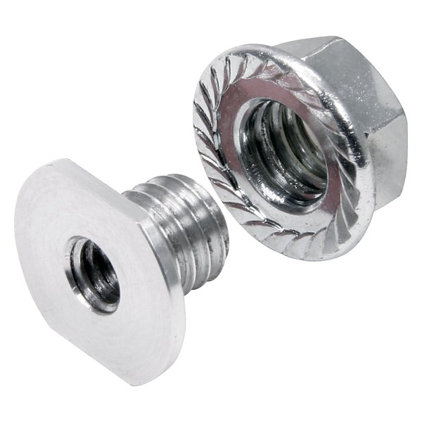 AllStar Performance® - 1/4"-20 Aluminum SAE Spin Lock Nut (50 Pieces)