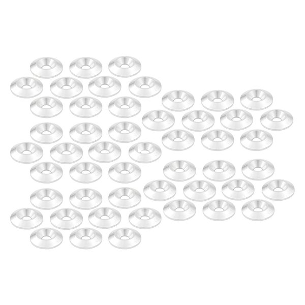 AllStar Performance® - 1/4" x 1" Aluminum Clear Finishing Washers (50 Pieces)