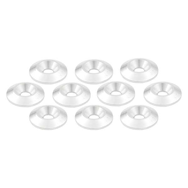 AllStar Performance® - 1/4" x 1" Aluminum Clear Finishing Washers (10 Pieces)
