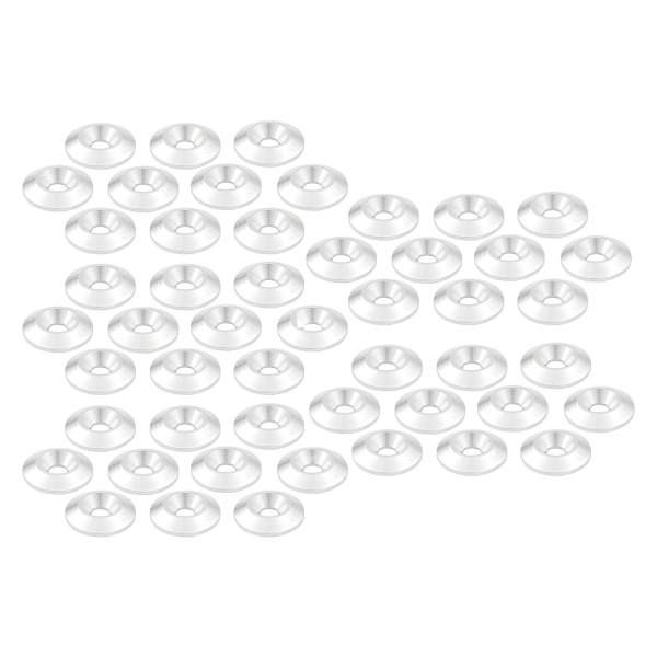 AllStar Performance® - 1/4" x 1-1/4" Aluminum Clear Finishing Washers (50 Pieces)