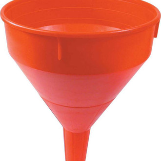 AllStar Performance® - 0.5 gal Red Plastic Fuel Funnel with Brass Screen