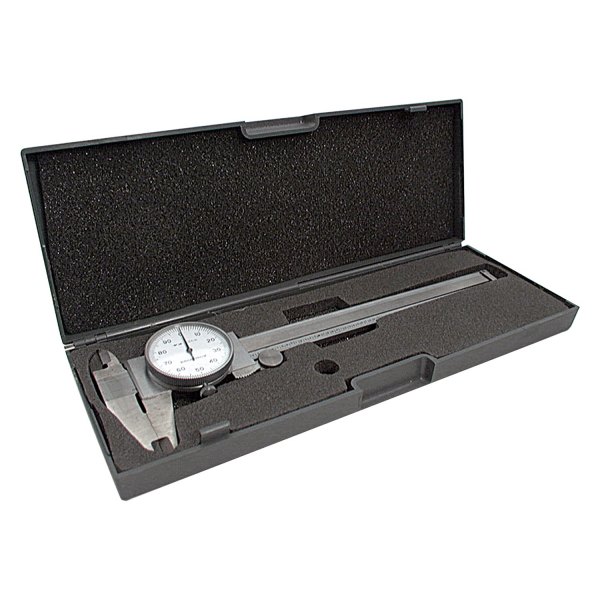 AllStar Performance® - 0.001 to 6" SAE Stainless Steel Dial Caliper with Carrying Case