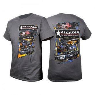 AllStar Performance® - Men's Circle Track Large Dark Gray T-Shirt