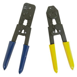 American Autowire® - 2-piece SAE 20 to 10 AWG Splice Clip Double and Single Crimper Set