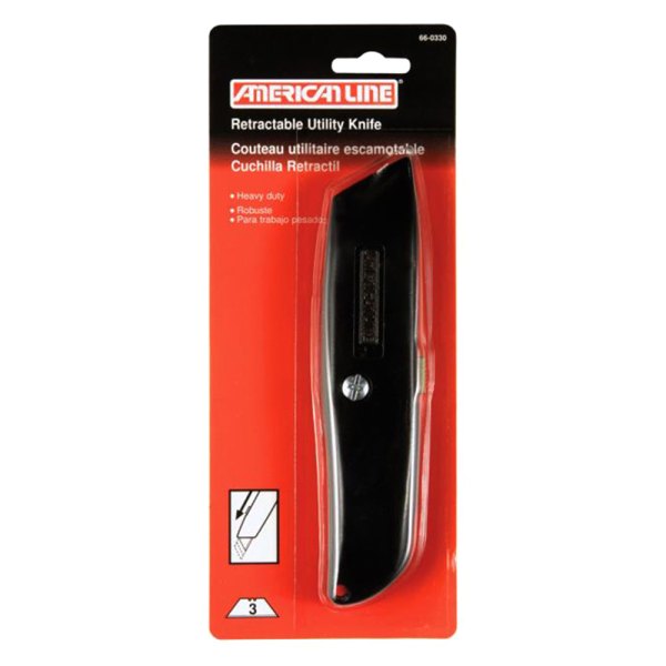 American Safety Razor® - American Line™ Retractable Utility Knife Kit (4 Pieces)