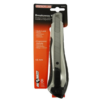 American Safety Razor® - American Line™ Ergonomic Handle Snap-Off Blade Retractable Utility Knife Kit (4 Pieces)