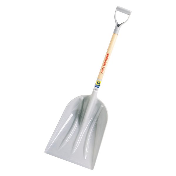 AMES® - True Temper™ 15-1/2" Poly Scoop Shovel with 27" D-Grip Wood Handle