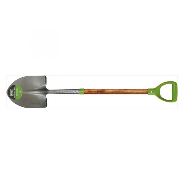 AMES® - Round Shovel with 42-1/4" D-Grip Wood Handle