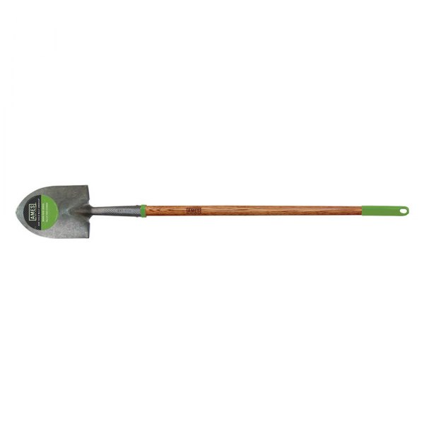 AMES® - Round Floral Shovel with 42" Straight Wood Handle