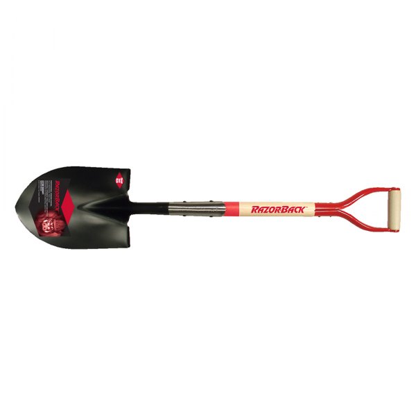 AMES® - Razor-Back™ Round Shovel with 30" D-Grip Wood Handle