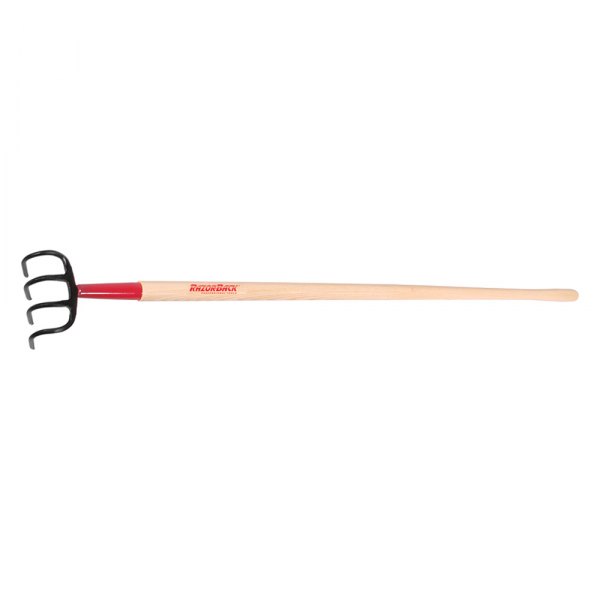 AMES® - Razor-Back™ 4-Tine Cultivator with 54" Straight Wood Handle
