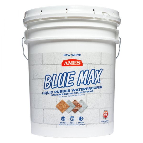 AMES® - Research Laboratories™ 5 gal Maximum Stretch Smooth Tintable White Elastomeric Roof Coating