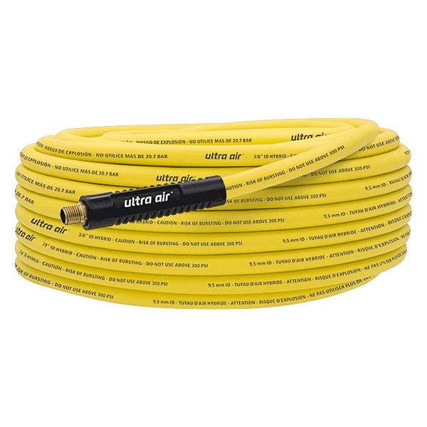 Amflo® - Ultra Air™ 1/4" x 100' Ultra Hybrid Yellow Blend Air Hose