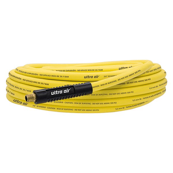 Amflo® - Ultra Air™ 3/8" x 35' Hybrid Yellow Blend Air Hose