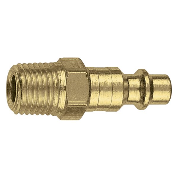 Amflo® - I/M-Style 1/4" (M) NPT x 1/4" Brass Quick Coupler Plug in Bulk Package
