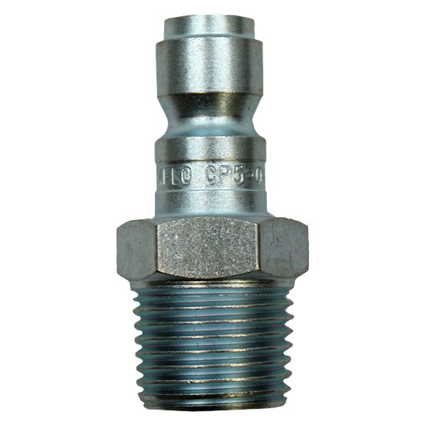 Amflo® - T-Style 1/2" (M) NPT x 3/8" Steel Quick Coupler Plug