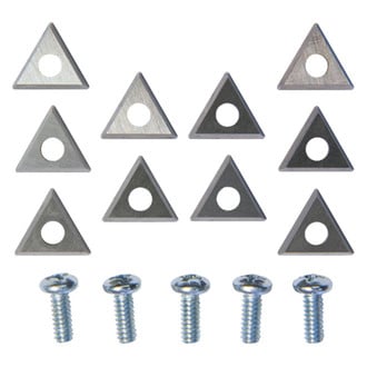 AMMCO® - Carbide Positive Rake Tool Bit Inserts for ACCUTURN Lathes (10 Pieces)
