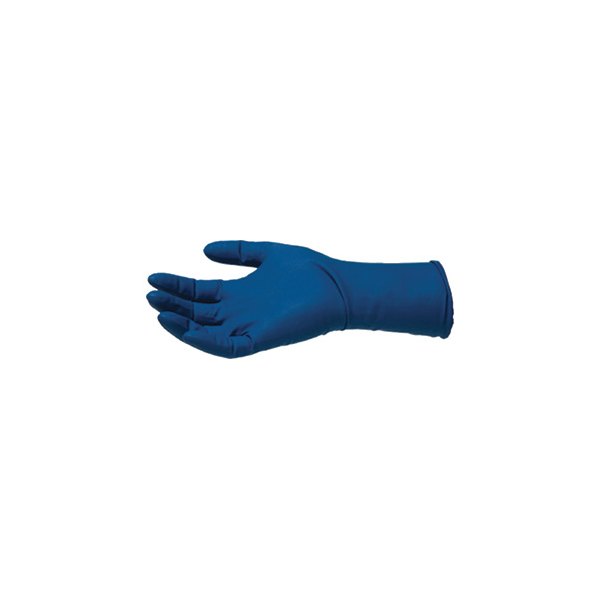 Ammex® - GlovePlus HD™ Medium Textured Powder-Free Blue Latex Disposable Gloves