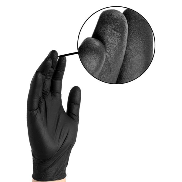 Ammex® GPNB48100 GlovePlus™ X-Large Textured Powder-Free Black