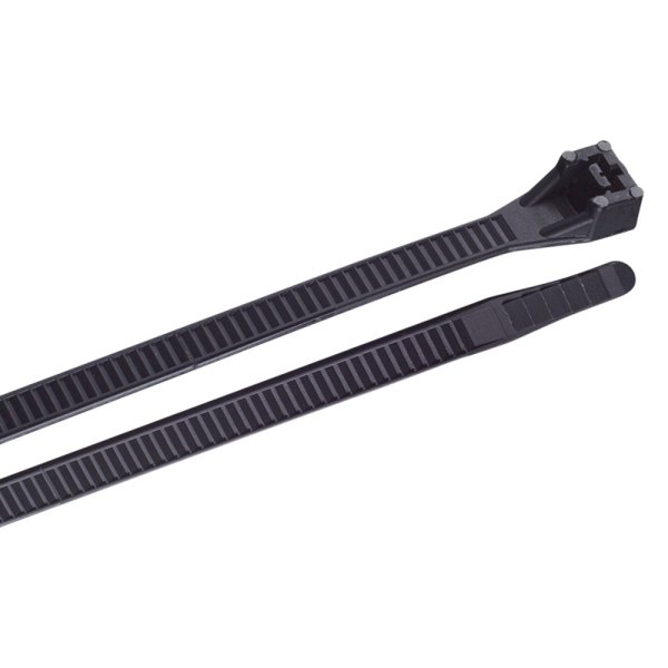 Ancor® - 17" x 175 lb Nylon Black UV Resistant Heavy-Duty Cable Ties