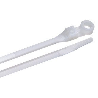 Ancor® - 6" x 30 lb Nylon Natural Mountable Cable Ties