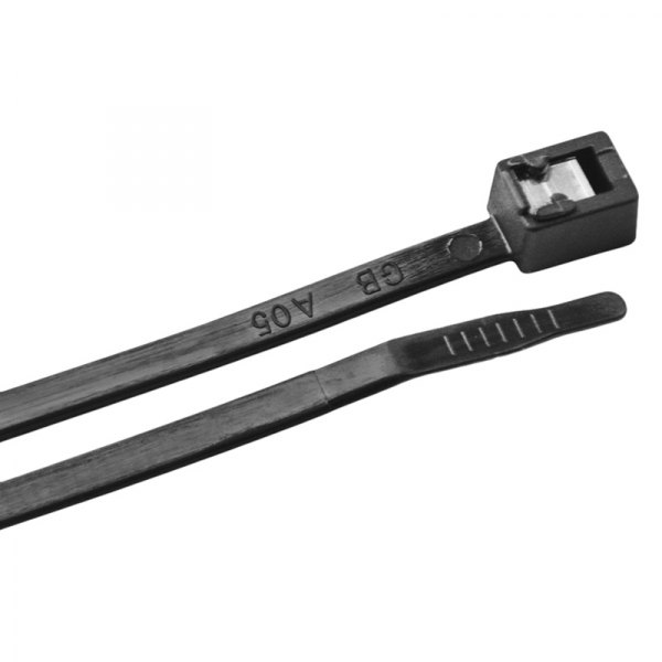 Ancor® - 8" x 50 lb Nylon Black UV Resistant Self-Cutting Cable Ties