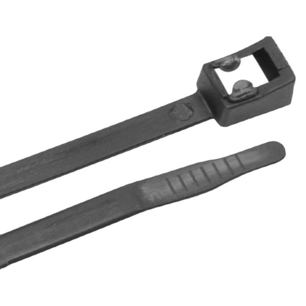 Ancor® - 11" x 50 lb Nylon Black UV Resistant Self-Cutting Cable Ties