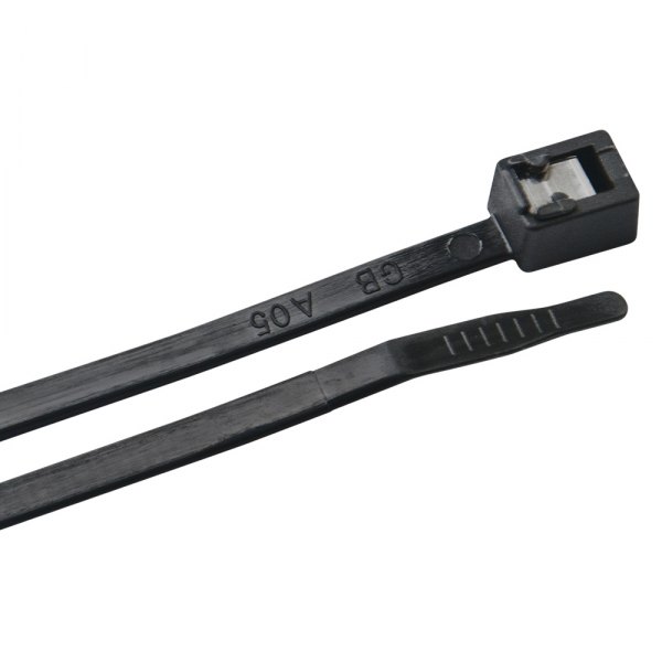 Ancor® - 11" x 50 lb Nylon Black UV Resistant Self-Cutting Cable Ties