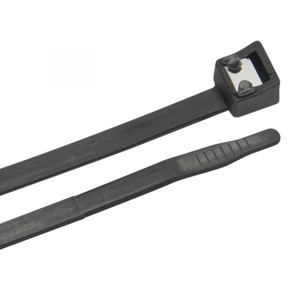 Ancor® - 15" x 120 lb Nylon Black UV Resistant Heavy-Duty Self-Cutting Cable Ties