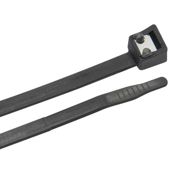 Ancor® - 17" x 120 lb Nylon Black UV Resistant Heavy-Duty Self-Cutting Cable Ties