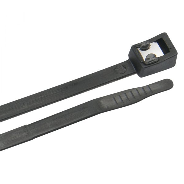 Ancor® - 4" x 35 lb Nylon Black UV Resistant Self-Cutting Cable Ties