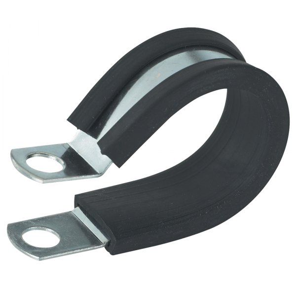 Ancor® - 2" SAE Silver Stainless Steel Padded Cable Clamps with Neoprene Rubber